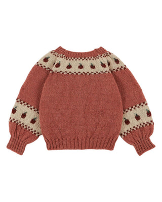 dos gilet cardigan collier pomme emile et da coton en herbe