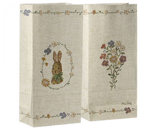Sachet de Pâques 2 ass maileg coton en herbe