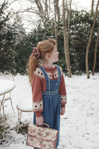 cardigan gilet collier pomme emile et ida coton en herbe
