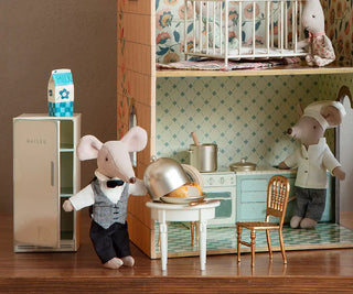 Souris serveur jouets jeux maileg coton en herbe chambre enfants