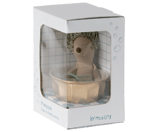 Souris grand frère maileg coton en herbe chambre enfants