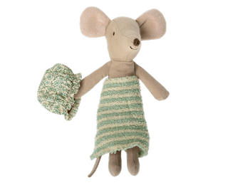 Souris grand frère maileg coton en herbe cadeau
