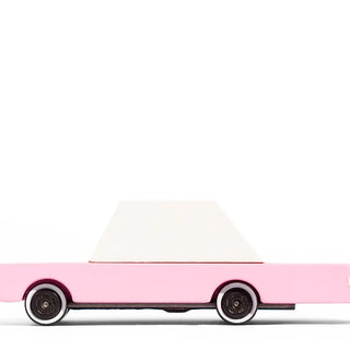 Voiture pink sedan voiture en bois pour enfants Candylab Coton en herbe