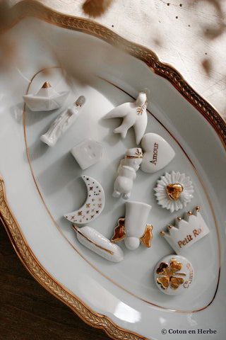 ensemble de fèves baubels pour coton en herbe