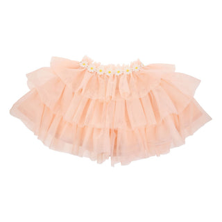 Déguisement de lapin en tulle pêche jupe coton en herbe