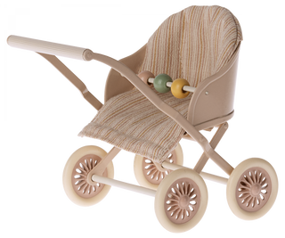 Poussette bébé souris Rose