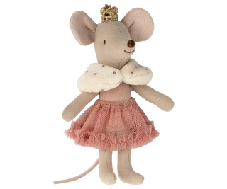 détails Souris princesse petite soeur maileg coton en herbe