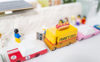 Food Trucks Hot dog voiture en bois candylab