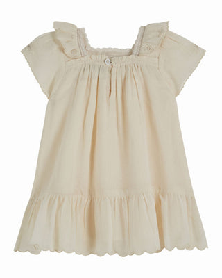dos Robe vintage chantilly emile et ida coton en herbe