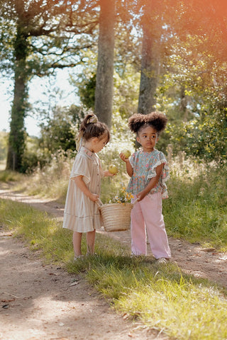 Robe Marla rayures enfants Louise Misha coton en herbe
