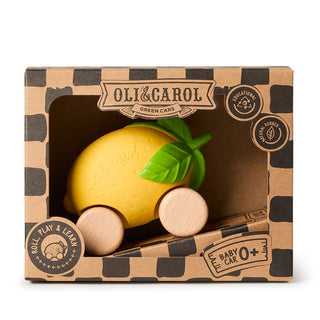 cadeau de naissance Voiture Lou le citron oli & carol coton en herbe