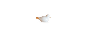 fève petit oiseau baubels coton en herbe