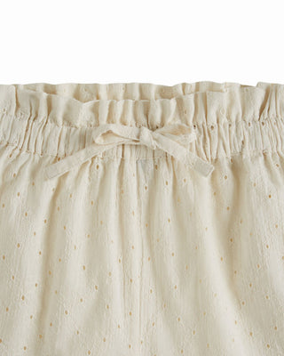 zoom Short ample broderie anglaise emile et ida coton en herbe