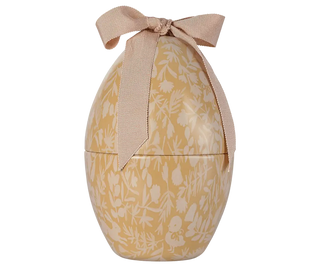 Oeuf de Pâques Jaune rangement maileg coton en herbe