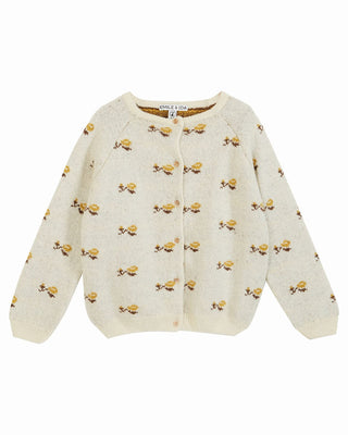 Cardigan Jacquard Ecru