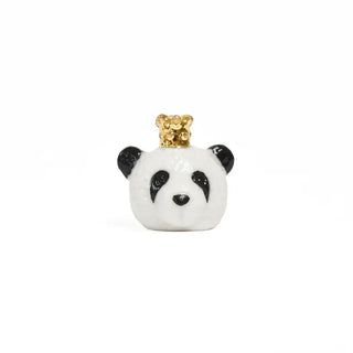 fève originale en porcelaine panda baubels coton en herbe