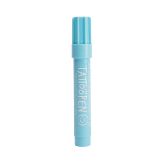 Feutre tattoopen bleu tatouage éphémère enfants nailmatic coton en herbe