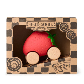 cadeau naissance Voiture Lou la Fraise oli & carol coton en herbe