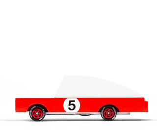 Voiture red racer jouet en bois Candylab coton en herbe