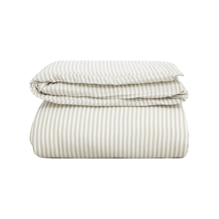 Housse de couette Stripe Anjou mousseline de coton grabo and friends coton en herbe