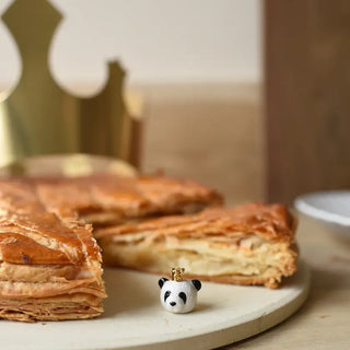 fève tête de panda pour galette des rois baubels coton en herbe