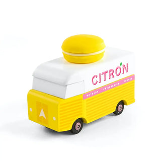 Food trucks Citron Macaron jouet en bois enfants Candylab coton en herbe