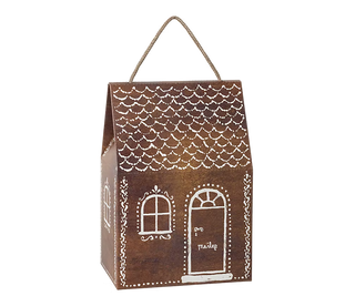 Sac en papier Maison pain d'épice maileg coton en herbe