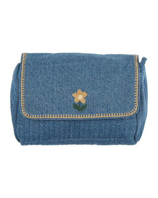 Pochette de Toilette Denim Matelassée emile et ida coton en herbe