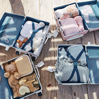 Valise See-Ya Steel blue olli ella coton en herbe accessoire enfants
