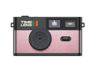 Appareil photo Time Lens Pop Rose coton en herbe