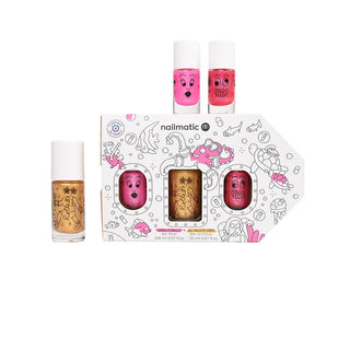 Coffret Maquillage Enfant exploration sous-marine nailmatic coton en herbe