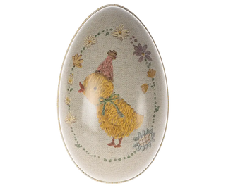Oeuf de Pâques poussin Small maileg coton en herbe