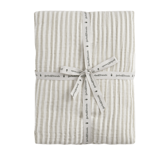 Draps-housse double Stripe Anjougarbo and friends coton en herbe
