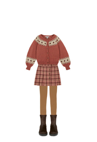 cardigan collier pomme emile et ida ensemble coton en herbe