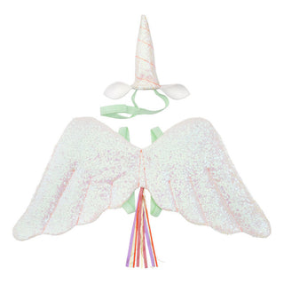 Déguisement de licorne ailée coton en herbe