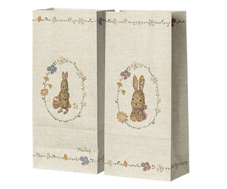 Sachet de Pâques 2 ass maileg coton en herbe