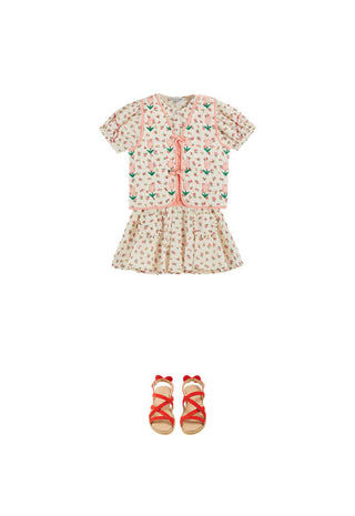 ensemble Blouse imprimée Floresco emile et ida coton en herbe