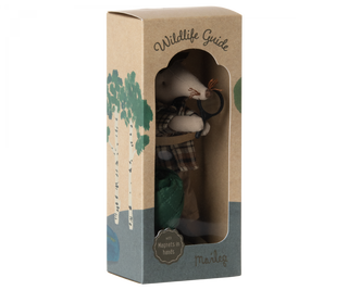 Souris guide forestier maileg coton en herbe boite