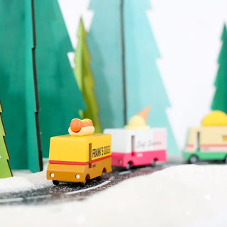 Food Trucks Hot dog voiture en bois candylab