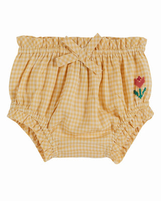Bloomer vichy jaune emile et ida enfant coton en herbe