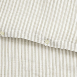 Housse de couette Stripe Anjou mousseline de coton grabo and friends coton en herbe