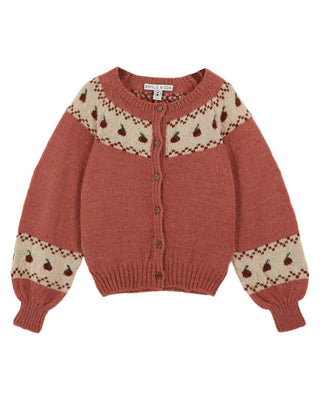 cardigan collier pomme emile et ida coton en herbe