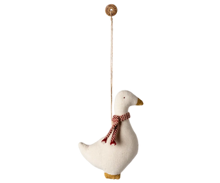 Ornement oie rouge winter flower maileg coton en herbe