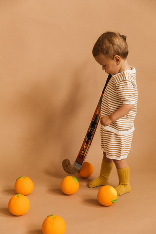 Balles oranges oli & carol coton en herbe