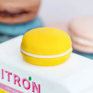 zoom Food trucks Citron Macaron jouet en bois enfants Candylab coton en herbe