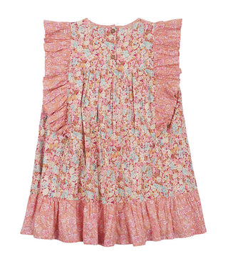 Robe Jyoti effet patchwork louise misha coton en herbe