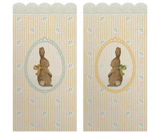 Serviettes de table lapin bunny maileg coton en herbe lapins de pâques