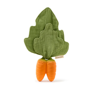 Mini doudou Cathy la Carotte oli & carol coton en herbe