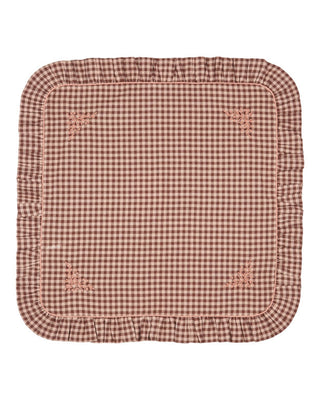 Housse de coussin vichy emile et ida coton en herbe