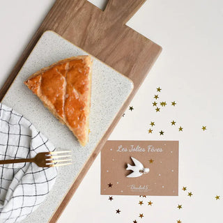 fève pour galette des rois oiseau baubels coton en herbe